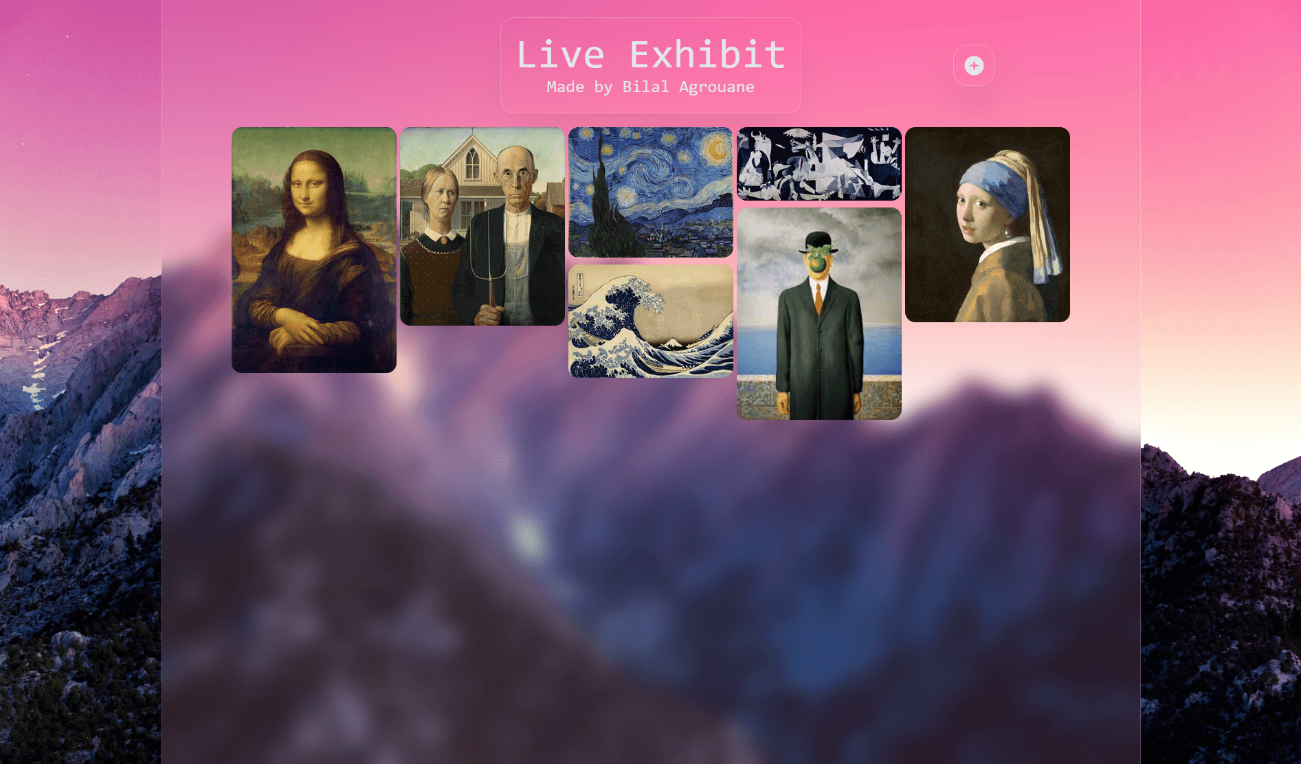 Live Exhibit image gallery